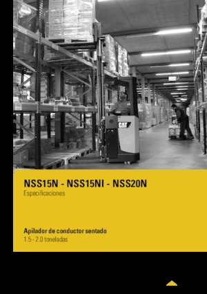 Pallet Stackers Sit Down Rider Caterpillar NSS15N
