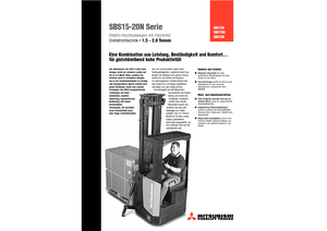 Pallet Stackers Sit Down Rider Mitsubishi SBS15N