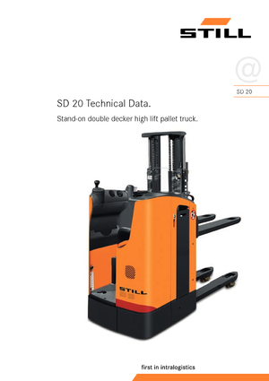 Pallet Stackers Sit Down Rider Still SD 20