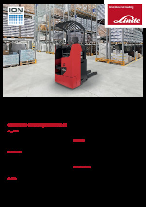 Pallet Stackers Sit Down Rider Linde D12RW 