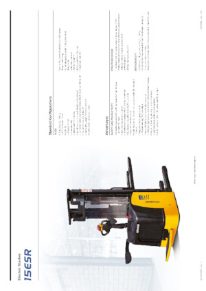 Pallet Stackers Stand Up Rider Platform Hyundai 15 ESR