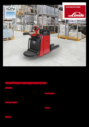 Pallet Stackers Stand Up Rider Platform Linde D10AP 