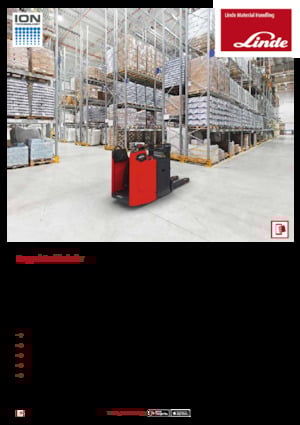 Pallet Stackers Stand Up Rider Platform Linde D10FP