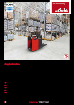 Pallet Stackers Stand Up Rider Platform Linde D10FP