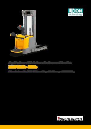 Pallet Stackers Stand Up Rider Platform Jungheinrich ERC 212b