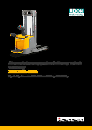 Palet İstifleyiciler Ayakta Sürücü Platformu Jungheinrich ERC 212b