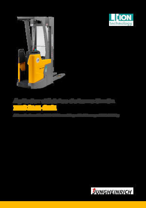 Palet İstifleyiciler Ayakta Sürücü Platformu Jungheinrich ERC 214i