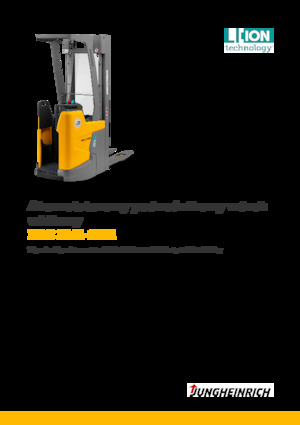 Palet İstifleyiciler Ayakta Sürücü Platformu Jungheinrich ERC 214i