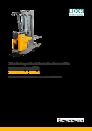 Pallet Stackers Stand Up Rider Platform Jungheinrich ERC 214zi
