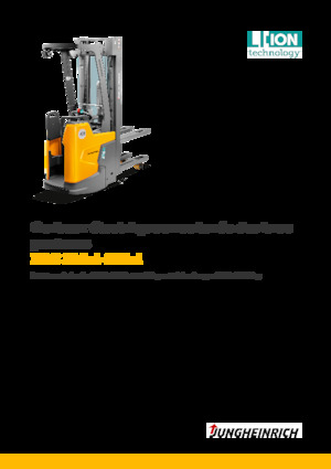Pallet Stackers Stand Up Rider Platform Jungheinrich ERC 214zi