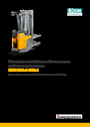Pallet Stackers Stand Up Rider Platform Jungheinrich ERC 214zi