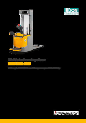 Pallet Stackers Stand Up Rider Platform Jungheinrich ERC 220 