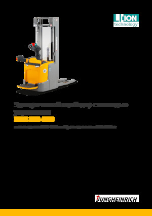 Pallet Stackers Stand Up Rider Platform Jungheinrich ERC 220 