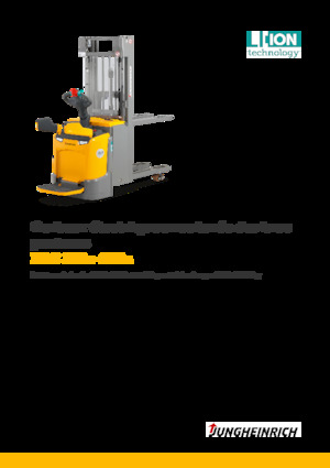 Pallet Stackers Stand Up Rider Platform Jungheinrich ERC 220z