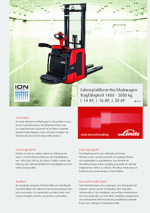 El İstifleyiciler Linde L16AP Std.