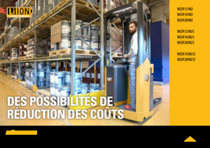 Palet İstifleyiciler Ayakta Sürücü Platformu Caterpillar NSR20N2S