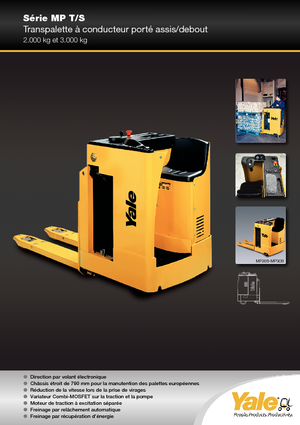 Transpalet Ayakta Sürücü Platformu Yale MP 20 T