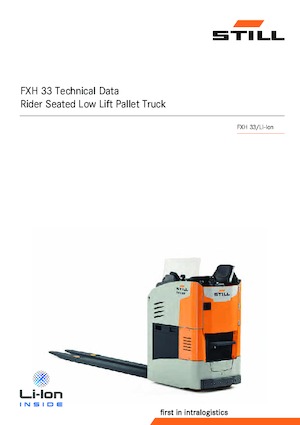Pallet Trucks Sit Down Rider Still FXH 33 (i)