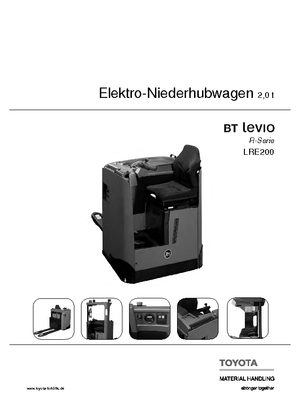 Transpalet Oturaklı Sürücü platformu BT LRE 200 