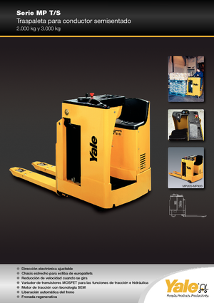 Pallet Trucks Sit Down Rider Yale MP 20 S