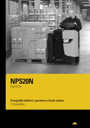 Pallet Trucks Sit Down Rider Caterpillar NPS20N