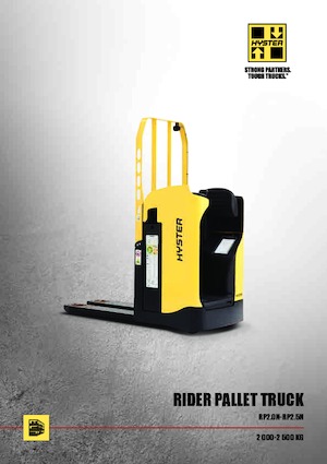 Pallet Trucks Sit Down Rider Hyster RP2.5N