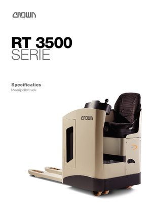 Pallet Trucks Sit Down Rider Crown RT 3520-2.2