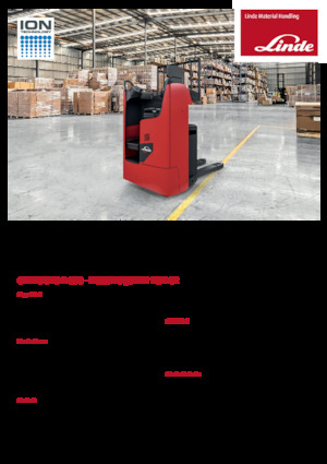 Transpalet Oturaklı Sürücü platformu Linde T20RW