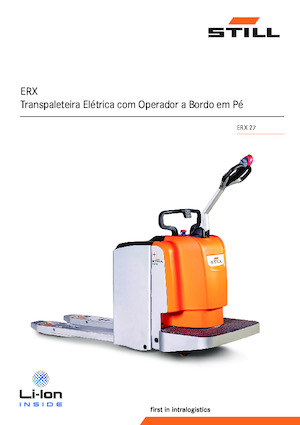 Pallet Trucks Stand Up Rider Platform Still ERX 27
