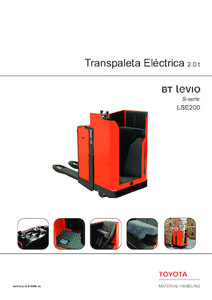 Pallet Trucks Stand Up Rider Platform Toyota LSE200