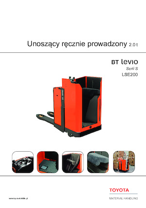 Pallet Trucks Stand Up Rider Platform Toyota LSE200