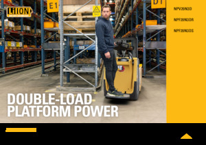 Pallet Trucks Stand Up Rider Platform Caterpillar NPV20N3D