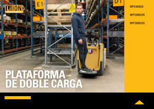 Transpalet Ayakta Sürücü Platformu Caterpillar NPV20N3D