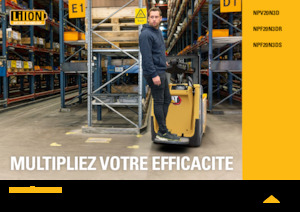 Transpalet Ayakta Sürücü Platformu Caterpillar NPV20N3D