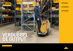 Pallet Trucks Stand Up Rider Platform Caterpillar NPV20N3D