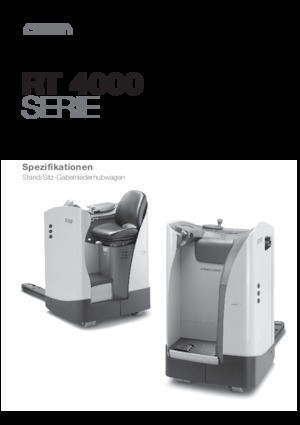 Pallet Trucks Stand Up Rider Platform Crown RT 4020-2.0