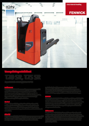 Pallet Trucks Stand Up Rider Platform Linde T20 SR