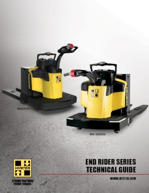 Pallet Trucks Stand Up Rider Platform Hyster B60ZHD2