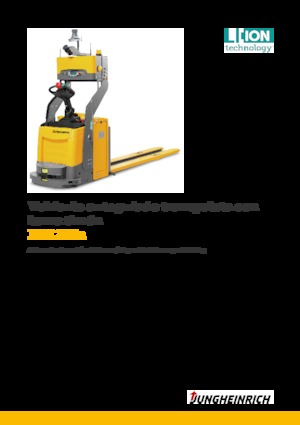 Pallet Trucks Stand Up Rider Platform Jungheinrich ERE 225a 