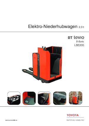 Pallet Trucks Stand Up Rider Platform Toyota LSE200