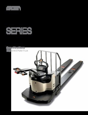 Pallet Trucks Stand Up Rider Platform Crown PE 4500-60