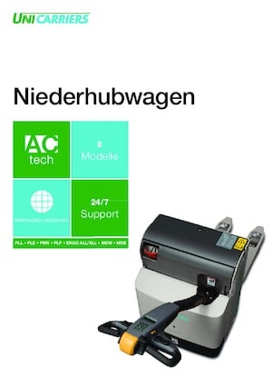 Pallet Trucks Sit Down Rider UniCarriers Ergo ALL 200 