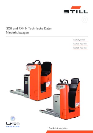 Pallet Trucks Stand Up Rider Platform Still SXH 20