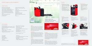 Pallet Trucks Stand Up Rider Platform Linde T25SP ION