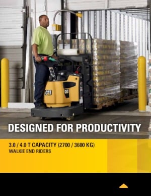 Pallet Trucks Stand Up Rider Platform Caterpillar WR30