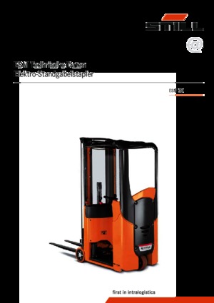 Pallet Stackers Stand Up Rider Platform Still ESM