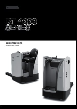 Pallet Trucks Stand Up Rider Platform Crown RT 4020-2.0