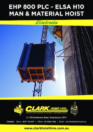 Industrial hoists Electroelsa ELSA H10