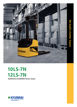 Walkie Stackers Hyundai 12 LS 7 N