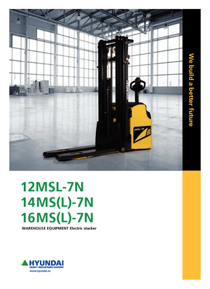 Walkie Stackers Hyundai 16 MSL 7 N